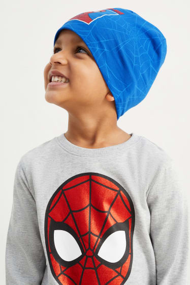 Niños - Spider-Man - gorro - azul