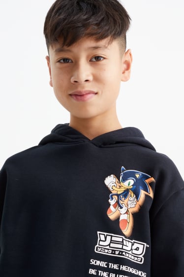 Kinderen: jongens - Sonic - hoodie - donkerblauw