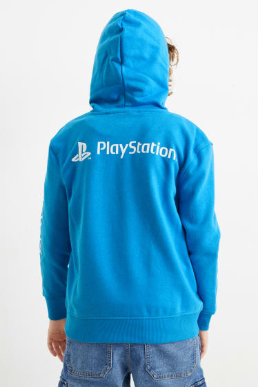 Enfants - PlayStation - sweat à capuche - bleu clair