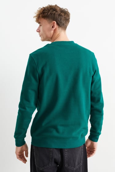 Bărbați - Bluză de molton - verde