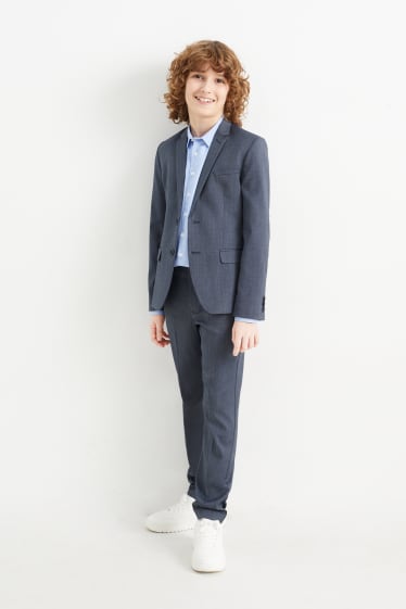 Enfants - Pantalon de costume - bleu foncé