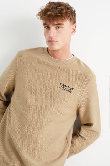 Hommes - Sweat - taupe