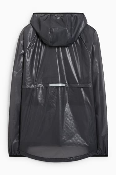 Pánské - Funkční bunda s kapucí - černá