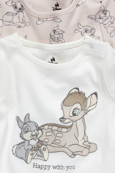 Bébés filles - Lot de 2 - Bambi - pyjama bébé - 4 pièces - beige clair