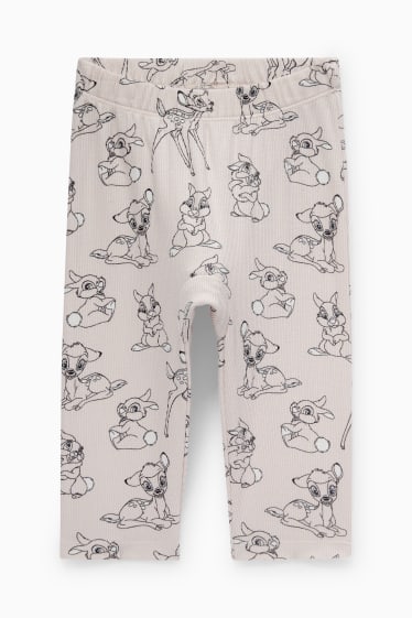 Bebés - Pack de 2 - Bambi - pijamas para bebé - 4 piezas - beige claro