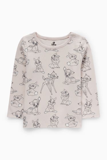 Bébés filles - Lot de 2 - Bambi - pyjama bébé - 4 pièces - beige clair
