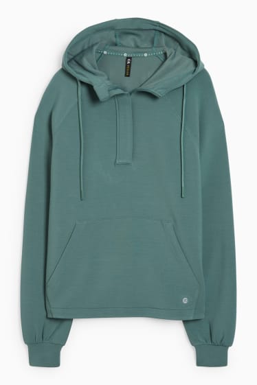 Women - Technical hoodie - green