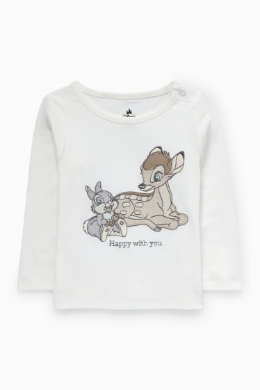 Bébés - Lot de 2 - Bambi - pyjama bébé - 4 pièces - beige clair