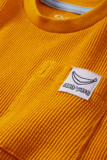 Kinderen - Banaan - T-shirt - licht oranje