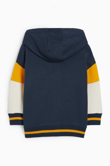 Kinder Jungen - Collegejacke mit Kapuze - dunkelblau
