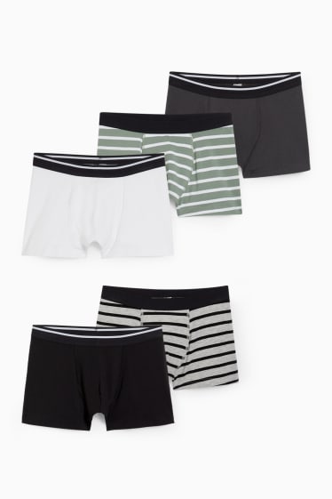 Kinder Jungen - Multipack 5er - Boxershorts - weiß