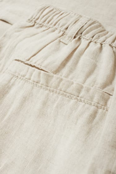 Niños - Pantalón de lino - beige claro