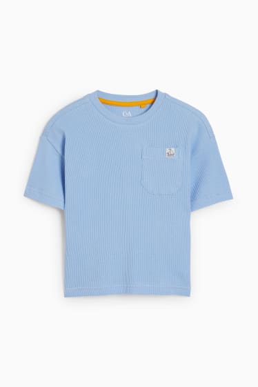 Kinderen - Zeilboot - T-shirt - lichtblauw