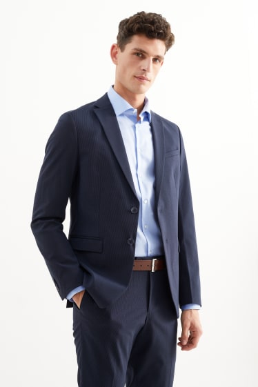 Home - Camisa - slim fit - cutaway - fàcil de planxar - blau clar