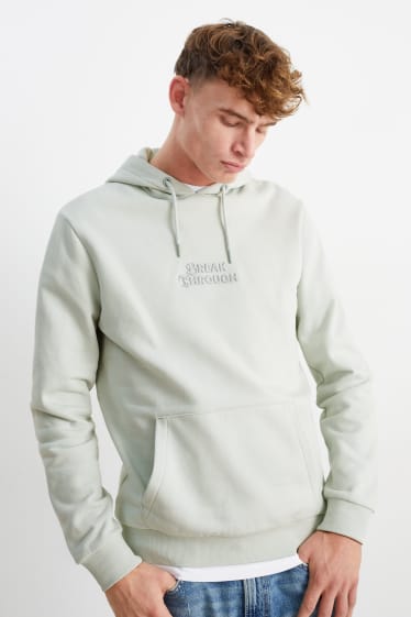 Hombre - Sudadera con capucha - verde menta