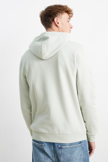 Heren - Hoodie - mintgroen