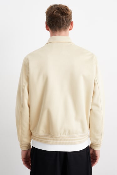 Men - Bomber jacket - light beige