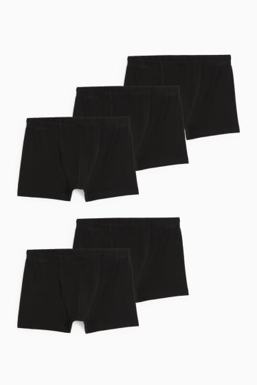 Heren - Set van 5 - trunks - zwart
