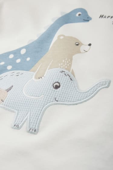 Miminka - Motivy zvířátek - pyžamo pro miminka - 2dílné - světle modrá