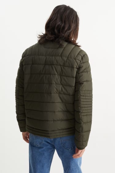 Men - Quilted jacket - dark green