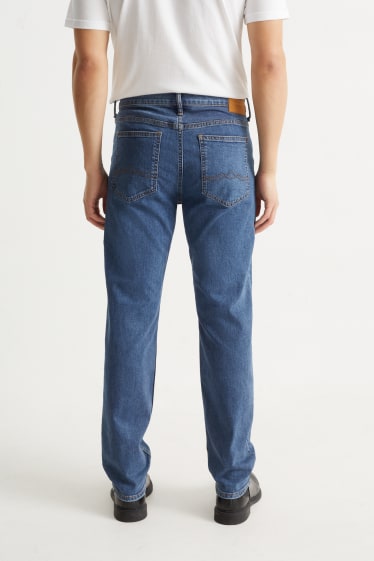 Heren - Straight jeans - jeansblauw