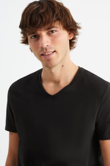 Home - Samarreta de màniga curta - Flex - slim fit - negre