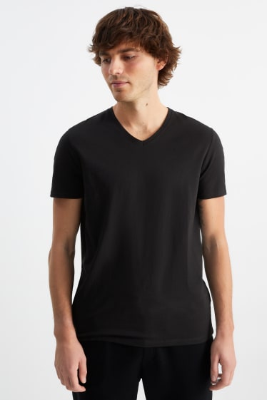 Hombre - Camiseta - Flex - negro