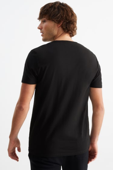 Heren - T-shirt - Flex - zwart