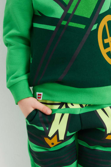 Children - Lego Ninjago - set - sweatshirt and joggers - 2 piece - light green