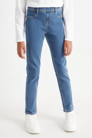 Copii - Jegging jeans - denim-albastru