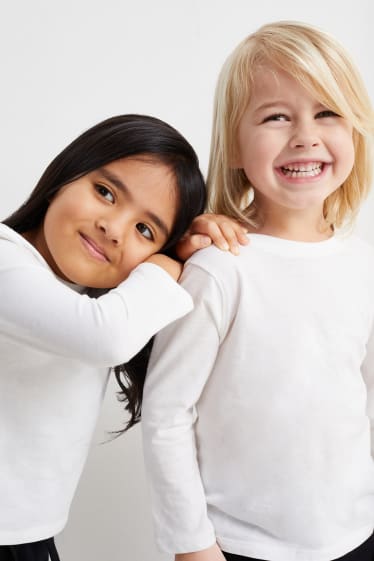 Children - Long sleeve top - genderneutral - white