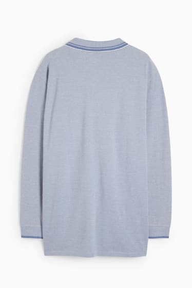 Men - Polo shirt - blue