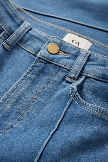 Kobiety - Bootcut jeans - wysoki stan - LYCRA® - dżins-jasnoniebieski