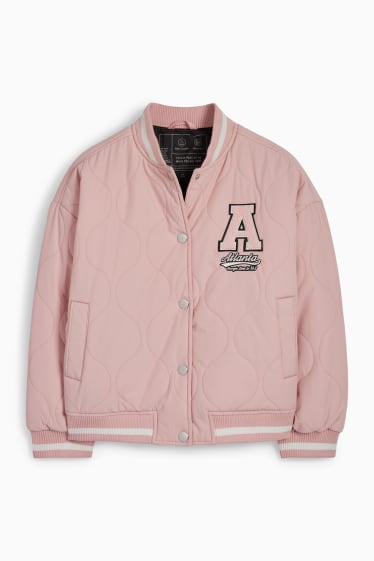 Niños - Chaqueta universitaria - hidrófuga - rosa