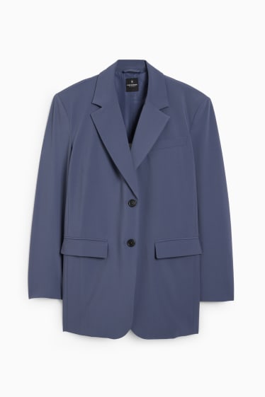 Women - CLOCKHOUSE - oversized long blazer - dark blue