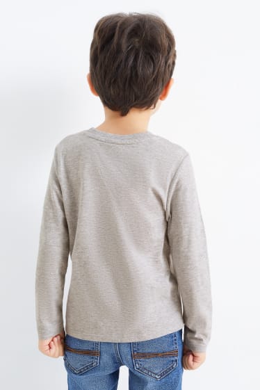 Bambini - Confezione da 3 - Uomo Ragno - maglia a maniche lunghe - blu scuro