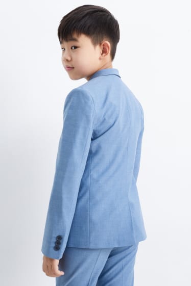 Dětské - Oblekové sako - světle modrá