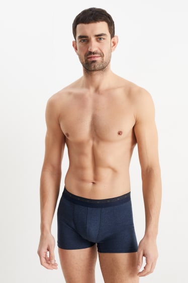 Uomo - Confezione da 3 - boxer aderenti - LYCRA® - blu scuro