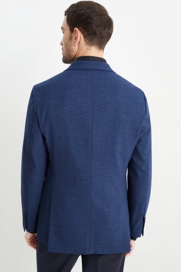 Hommes - Veste de costume - slim fit - Flex - LYCRA® - bleu foncé