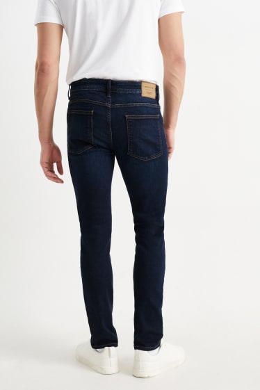 Bărbați - Skinny jeans - LYCRA® - denim-albastru închis