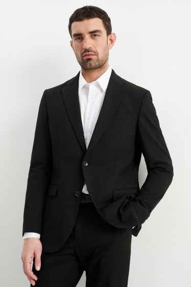 Hommes - Veste de costume - regular fit - Flex - LYCRA® - Mix & Match - noir