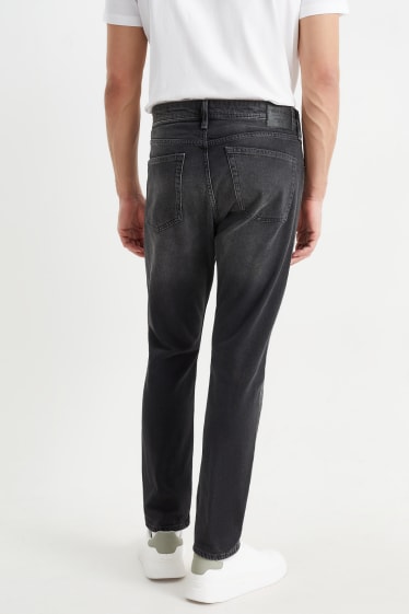 Uomo - Slim tapered jeans - LYCRA® - nero