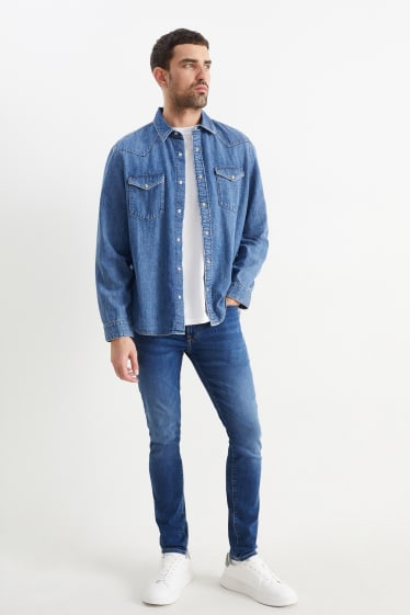 Pánské - Skinny jeans - LYCRA® - džíny - modré