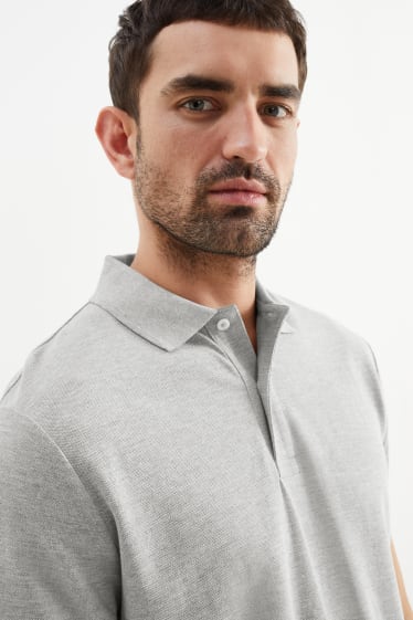 Men - Polo shirt - gray
