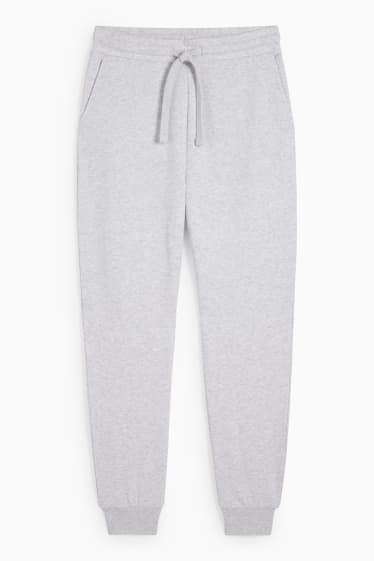 Donna - Pantaloni sportivi basic - grigio chiaro