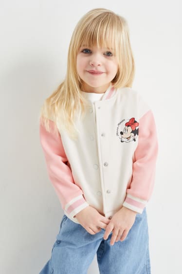 Children - Minnie Mouse - varsity jacket - cremewhite