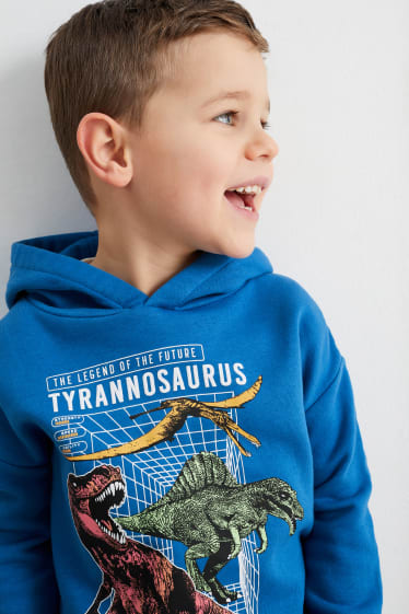 Kinderen - Dino - hoodie - blauw