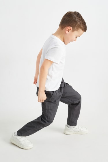 Enfants - Pantalon cargo - gris foncé