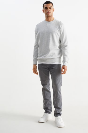 Men - Straight jeans - LYCRA® - denim-gray