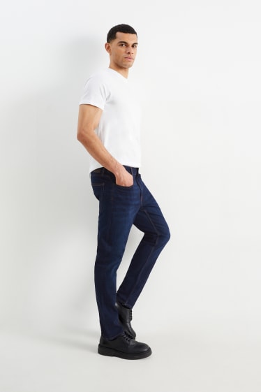 Men - Slim tapered jeans - LYCRA® - blue denim